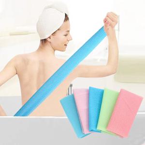각질 제거 나일론 목욕 샤워 바디 클리닝, 세척 스크러빙 타월 스크러버, 나일론 스폰지 목욕 액세서리, 풍부한 거품