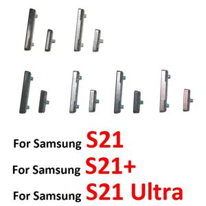 삼성 Galaxy S21 Ultra S21 + 전화 용 전원 볼륨 버튼 새로운 S21 Plus 하우징 프레임 켜기 끄기 키 푸시 잠금 버튼