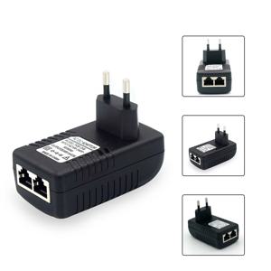 48V/12V POE 인젝터 이더넷 CCTV 전원 어댑터 IP 카메라 IP 전화용 0.5A /2A 24W POE POE 스위치 전원 어댑터 EU/US 옵션