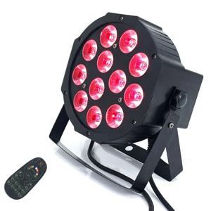 Led 파 RGBW 4in1 12x12W led 파 DMX 무대 조명 비즈니스 Led 플랫 파 빛 파티 KTV 디스코 DJ에 대 한 전문