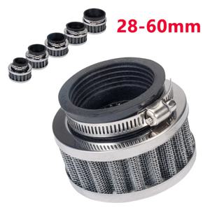 오토바이 에어 필터 28-60mm 혼다 가와사키 야마하 50mm 모토 에어 필터 용 고 유량 범용 ATV 핏 먼지 자전거 스포츠 흡기