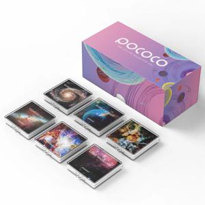 화려한 성운 - POCOCO 갤럭시 프로젝터용 디스크, 5k Ultra HD, 6개(프로젝터 없음)