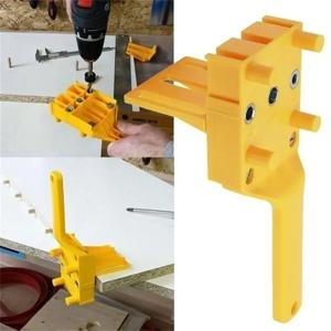 목공 Dowel Jig은 6/8/10mm 드릴 가이드에 적합합니다. 드릴 금속 슬리브 목재 드릴링 Doweling Hole Saw Tools 휴대용 지그