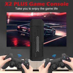X2 Plus 128G 40000 게임 GD10 Pro 4K 게임 스틱 3D HD 레트로 비디오 게임 콘솔 무선 컨트롤러 TV 50 에뮬레이터 PS1/N64/DC 용