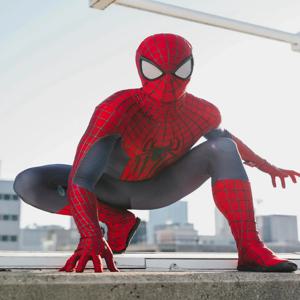 할로윈 남자 TASM 스파이더 코스프레 의상 슈퍼 히어로 젠타이 양복 성인 소년 남성 전체 바디 슈트 파티 점프 슈트