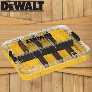 DEWALT DWAN2190 대형 터프 케이스 220*170*32MM 내부 파티션 분리형 부품 드릴 비트 핸드 툴 액세서리 보관함