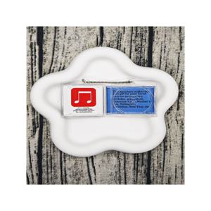 무료 사용자 정의 디자인 NFC 미니 CD 앨범 키 체인 일어나 앨범 음악 애호가 이동 선물