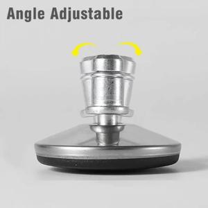 직경 50mm 인서트로드 스윙 발 조정 발 패드 의자 발 패드 범용 스윙 발 스테인레스 철 스틸 커버 adjustmen