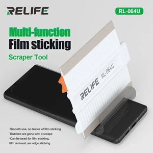 RELIFE RL-064U 범용 하이드로겔 필름 부착 스크레이퍼 도구 다목적 필름 적용/제거 아크 엣지 부착 도구