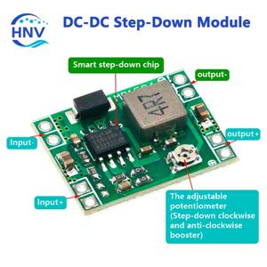 울트라 스몰 사이즈 DC-DC 스텝 다운 전원 공급 장치 모듈, MP1584EN 3A 조절식 벅 컨버터, Arduino 대체 LM2596