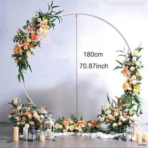 1pc 라운드 풍선 아치 플라스틱 DIY 화환 프레임 홀더 풍선 스탠드 서클 기본 생일 파티 웨딩 장식 베이비 샤워