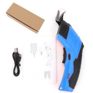 3.6V 전기 가위 직물 절단기 가죽 재단사 가위 + 텅스텐 강철 블레이드 USB 충전 휴대용 전동 공구
