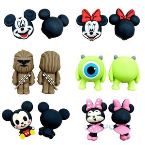 10PCS 3D 실리콘 비즈 새로운 3D 초점 비즈 실리콘 구슬 수제 DIY 펜 젖꼭지 체인 쥬얼리 도매 액세서리