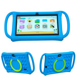 어린이 태블릿, 안드로이드 12, 쿼드 코어, 4GB RAM, 64GB ROM, 4500mAh 듀얼 카메라, 와이파이, 부모 제어, 7.0 인치