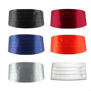 F92d 패션 신사 Cummerbund 턱시도 정장을위한 Cummerbund 및 패션 진술 만들기