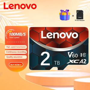 레노버 2 테라바이트 A2 1 테라바이트 마이크로 SD 카드 고속 메모리 카드 Xiaomi 전화 카메라 테이블 PC 용 512GB 128GB MicroSD U3 TF 플래시 카드