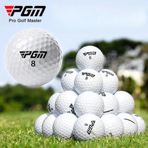 PGM 10pcs 골프 연습장 특수 더블 레이어 볼 스트랩 조준 라인 높은 리바운드 장거리 낮은 반전 스핀 Q031