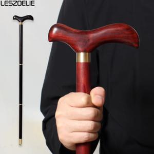 럭셔리 빨간색과 검은 색 새 모양의 손잡이 아프리카 나무 워킹 스틱 남자와 여자 유행 지팡이 우아한 남자 워킹 스틱