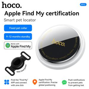 E91C 애완 동물 SmartTag 추적기 목걸이 Apple Finder가 포함된 방수 분리형 목걸이 내 앱 IOS용 긴 배터리 실시간 위치