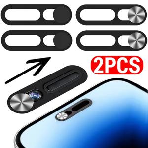 1-2Pcs 카메라 슬라이드 보호대 쉴드 전화 렌즈 커버 아이폰 14Pro/Pro Max/iPhone 15 16 시리즈 태블릿 용 웹캠 개인 정보 보호 커버