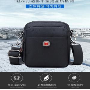 남성 캐주얼 크로스바디 웨이스트 백 소형 휴대폰 파우치 크로스바디 팩