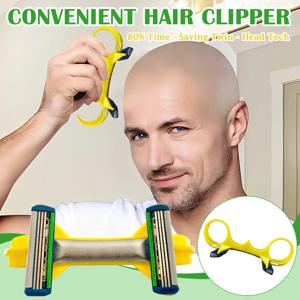 Sperical Double Head Fast Bald Hair Clipper Mens 편리한 수동 대머리 클리퍼 제모 다목적 면도기