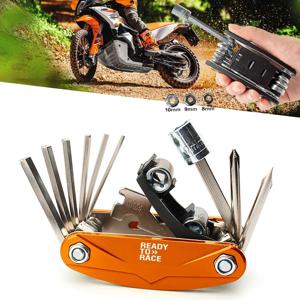 KTM Ready To Race Exc Tpi Duke 390 690 790 890 1090 1190 1290 Adventure Rc390 RC125 RC200 접이식 도구 수리 스크루 드라이버