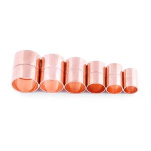 6.35mm - 50.8mm 구리 피팅 에어컨 냉동용 동일한 직선 커플 링 소켓 용접 파이프 커넥터