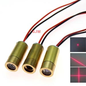 1PCS 650nm 5mw 9mm 크로스 라인 도트 9*21mm 산업용 미니 레이저 모듈 빨간색 찾기 레이저 헤드 LD 모듈 레이저 의료 포지셔닝