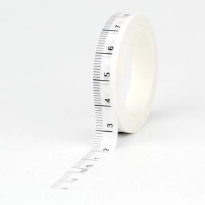 새로운 1PC. 10M 장식 측정 눈금자 Washi 테이프 종이 스크랩북 저널 접착 스티커 마스킹 테이프 귀여운 편지지