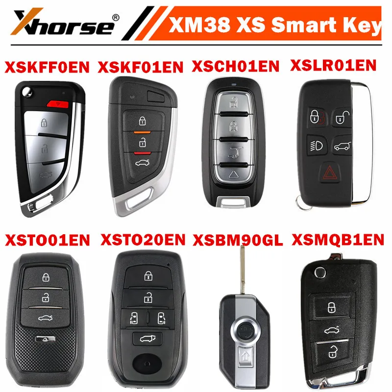 XHORSE XM38 XS 시리즈 스마트 키 XSKFF0EN XSCH01EN XSLR01EN XSKF01EN 크라이슬러/랜드로버 XSBM90GL XSTO20EN XSMQB1EN XSTO01EN