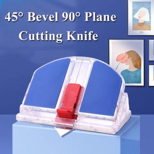 베벨 커터 90 °   평면 커터 DIY 포토 프레임 커터 45 °   베벨 절단 모델 건물 제작 도구 패널 절단 용품