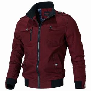 남성 자켓 캐주얼 패션 아우터 자켓 남성 자켓 남성 봄 가을 2022 New Stand Up Slim Military Bomber Jacket Men
