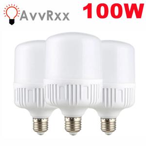 100W E27 LED 나사 입 조명 220V 깜박임 없는 고휘도 전구 백색광 눈 보호 높은 열 방출