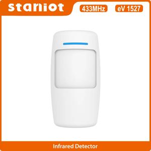 Staniot PIR 모션 센서 스마트 홈 인간 적외선 감지기 호환 433Mhz 무선 보안 경보 시스템 Alexa와 함께 작동