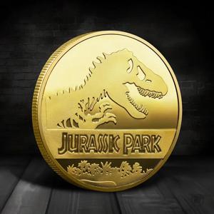 기념 주화 복제품 기념 주화 메달 배지 주화 쥬라기 공원 공룡 주화