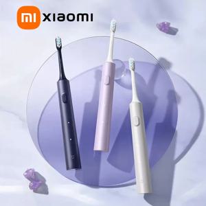 샤오미 미지아 전동 음파 칫솔, T302, USB 충전, 성인용 방수 전자 미백 칫솔