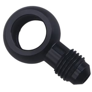 검정색 알루미늄 밴조 어댑터 피팅 10AN 남성 플레어 AN3 AN4 AN6 AN8 AN10 ~ 12mm 14mm 16mm 연료 및 브레이크 시스템 용 밴조 구멍