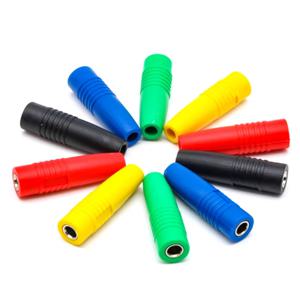 5Pcs 4mm 바나나 소켓 암 소켓 용접 순수 구리 소켓은 4mm 바나나 플러그에 삽입 가능