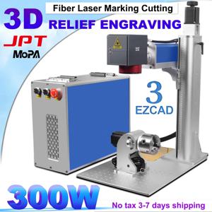 3D 구호 깊은 조각 기계 모든 금속 2.5D 레이저 깊은 조각사를 위한 300W JPT Mopa 섬유 레이저 마킹 절단기