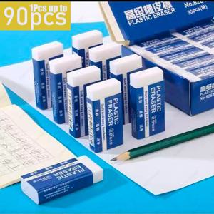 1-90Pcs 소프트 2B 연필 지우개 PVC 플라스틱 고무 지우개 스케치 그림 학교 사무실 드로잉 스케치에 대 한 미술 지우개