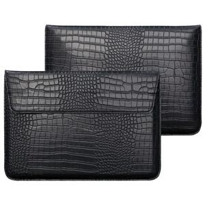 악어 가죽 플립 케이스 가방 노트북 슬리브 Macbook Air 13 14 15 16 인치 M5 M4 M3 M2 칩 Mac Book Pro 커버 액세서리