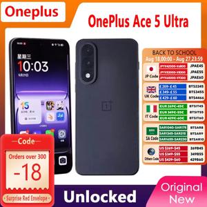 중국어 버전 언락 OnePlus Ace 5 Ultra 6.83인치 AMOLED MTK Dimensity9400+ 50MP 6700mAh 100W SuperVOOC NFC OTA Ace5 Ultra