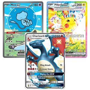 프록시 포켓몬 카드 홀로그램 Charizard GX VMAX 피카추 EX Mew Greninja 희귀 레인보우 포켓몬 카드 소장용 트레이딩 게임