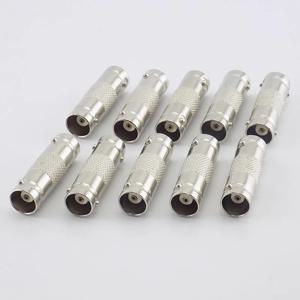 10pcs BNC 여성 커넥터 BNC 여성 인라인 커플러 동축 BNC 커넥터 Extender CCTV IP 카메라 AHD 보안 비디오 10% w1