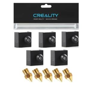 Creality 오리지널 실리콘 양말 및 0.4mm 노즐, Ender 3 /3 V2/Ender-3pro, CR-6 SE, CR-10 Smart용 실리콘 커버 ﻿