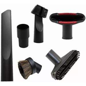 6 PCS 진공 부착물 교체 1 1/4 인치 및 1 3/8 인치 Vac 액세서리 브러시 노즐 틈새 도구 진공 청소기 액세서리