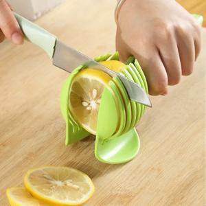 주방 휴대용 오렌지 레몬 슬라이서 토마토 커팅 클립 과일 슬라이서 양파 슬라이서 KitchenItem Cutter Accessorie