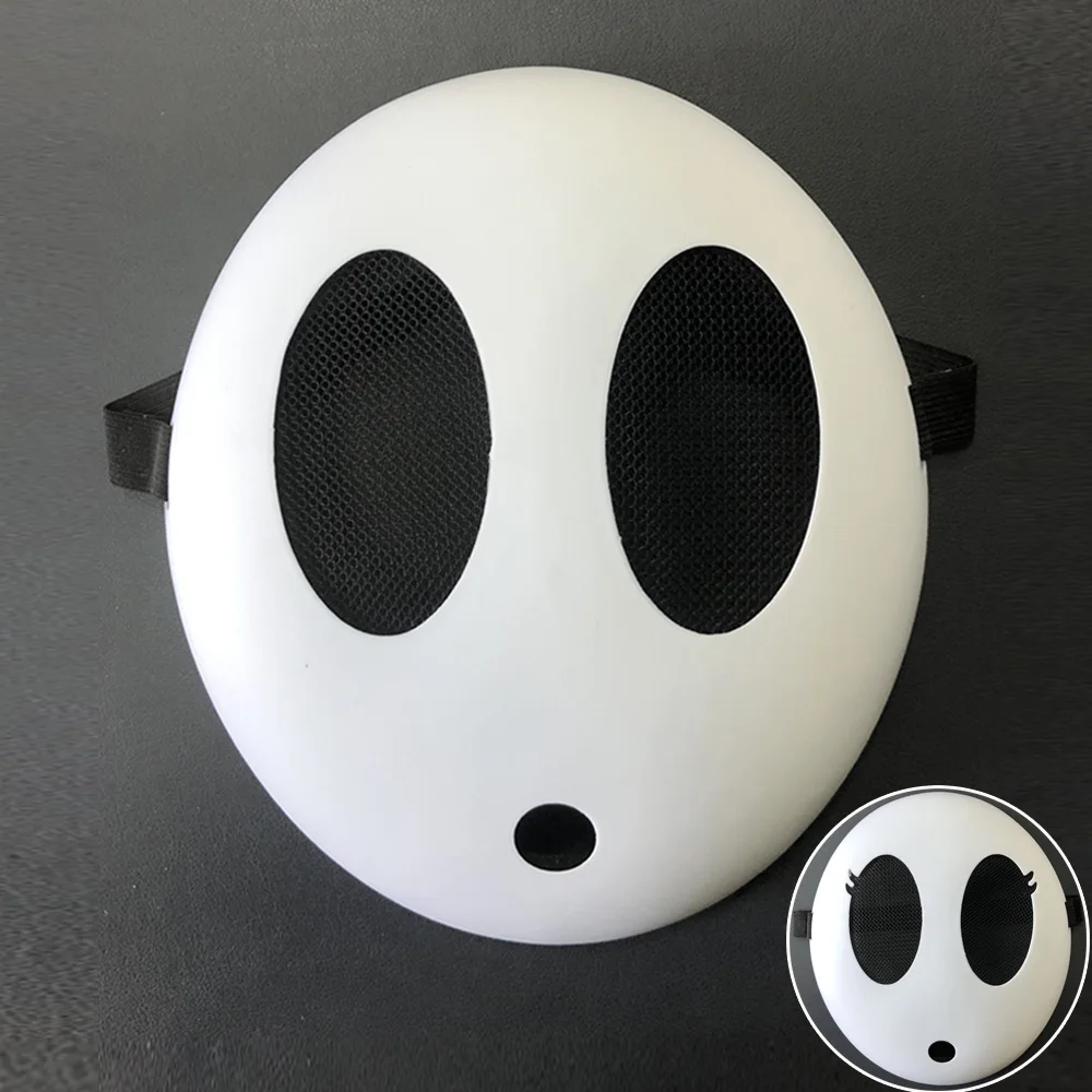 게임 Bros Shy Guy Mask Cosplay Funny unisex Kid Boys Girls Adlut Plastick Masks 할로윈 카니발 파티 의상 소품