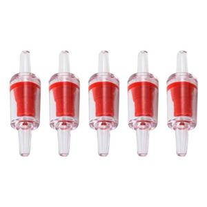 수족관 공기 펌프 용 10pcs 플라스틱 편도 체크 밸브 비 반환 홈 물고기 탱크 CO2 시스템